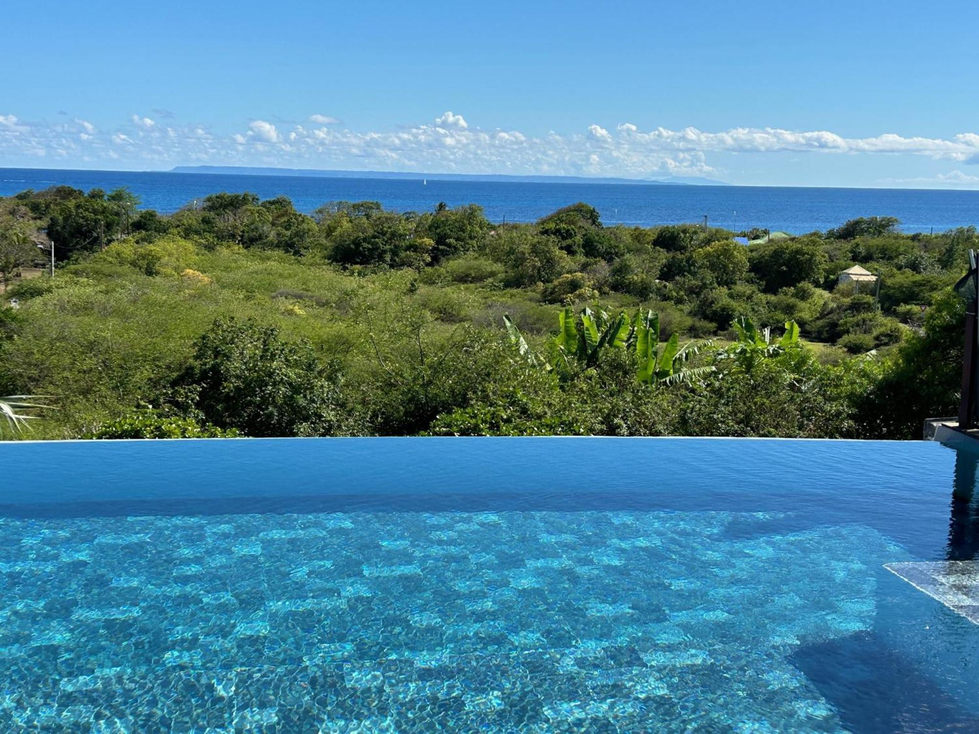 Villa Deluxe L'Hacienda Villa Vue Mer 180 Piscine Jacuzzi Proche Plage Marina Golf Pointe Des Chateaux Et Casino Jardin Clos Voyage Durable 생프랑수아 외부 사진