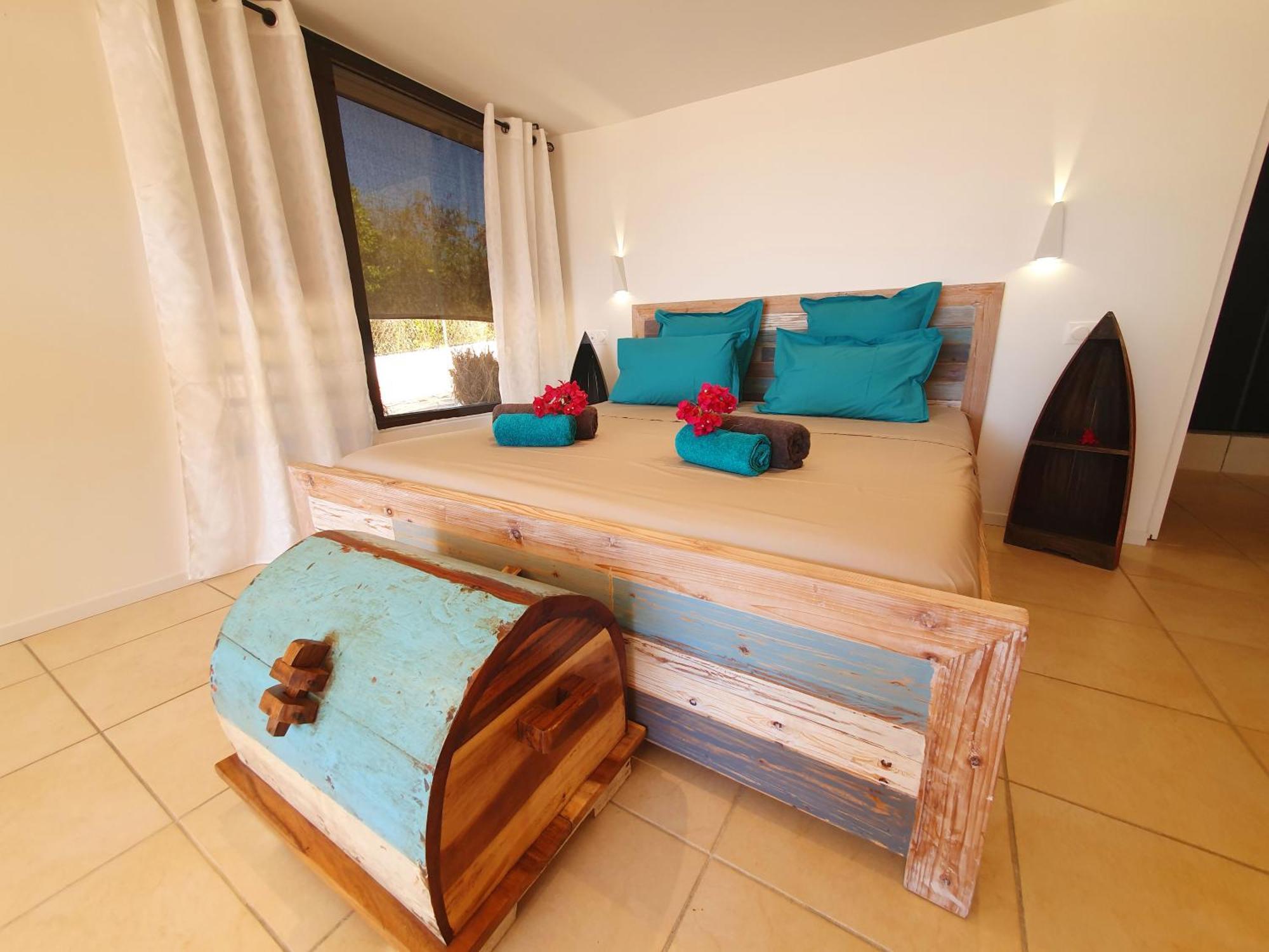 Villa Deluxe L'Hacienda Villa Vue Mer 180 Piscine Jacuzzi Proche Plage Marina Golf Pointe Des Chateaux Et Casino Jardin Clos Voyage Durable 생프랑수아 객실 사진