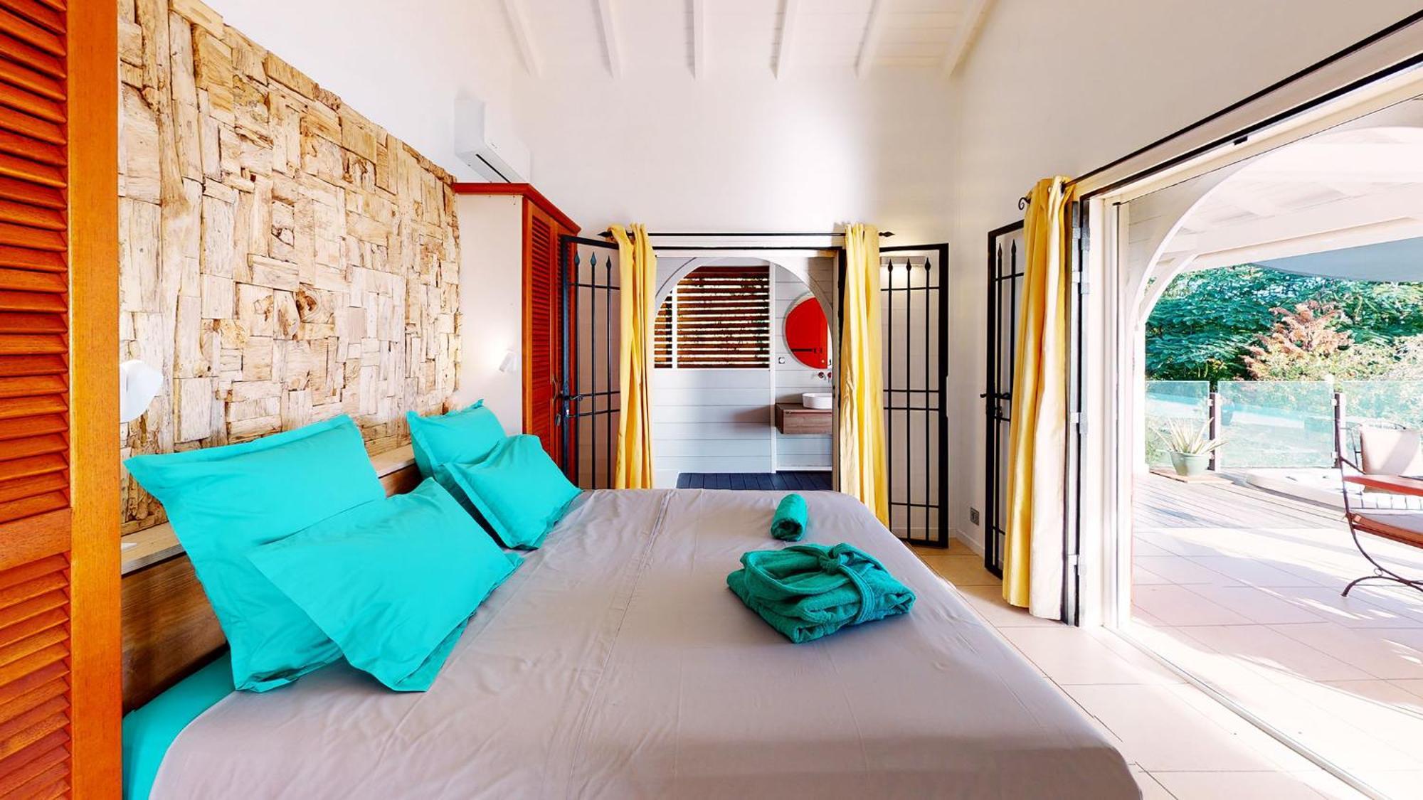 Villa Deluxe L'Hacienda Villa Vue Mer 180 Piscine Jacuzzi Proche Plage Marina Golf Pointe Des Chateaux Et Casino Jardin Clos Voyage Durable 생프랑수아 객실 사진