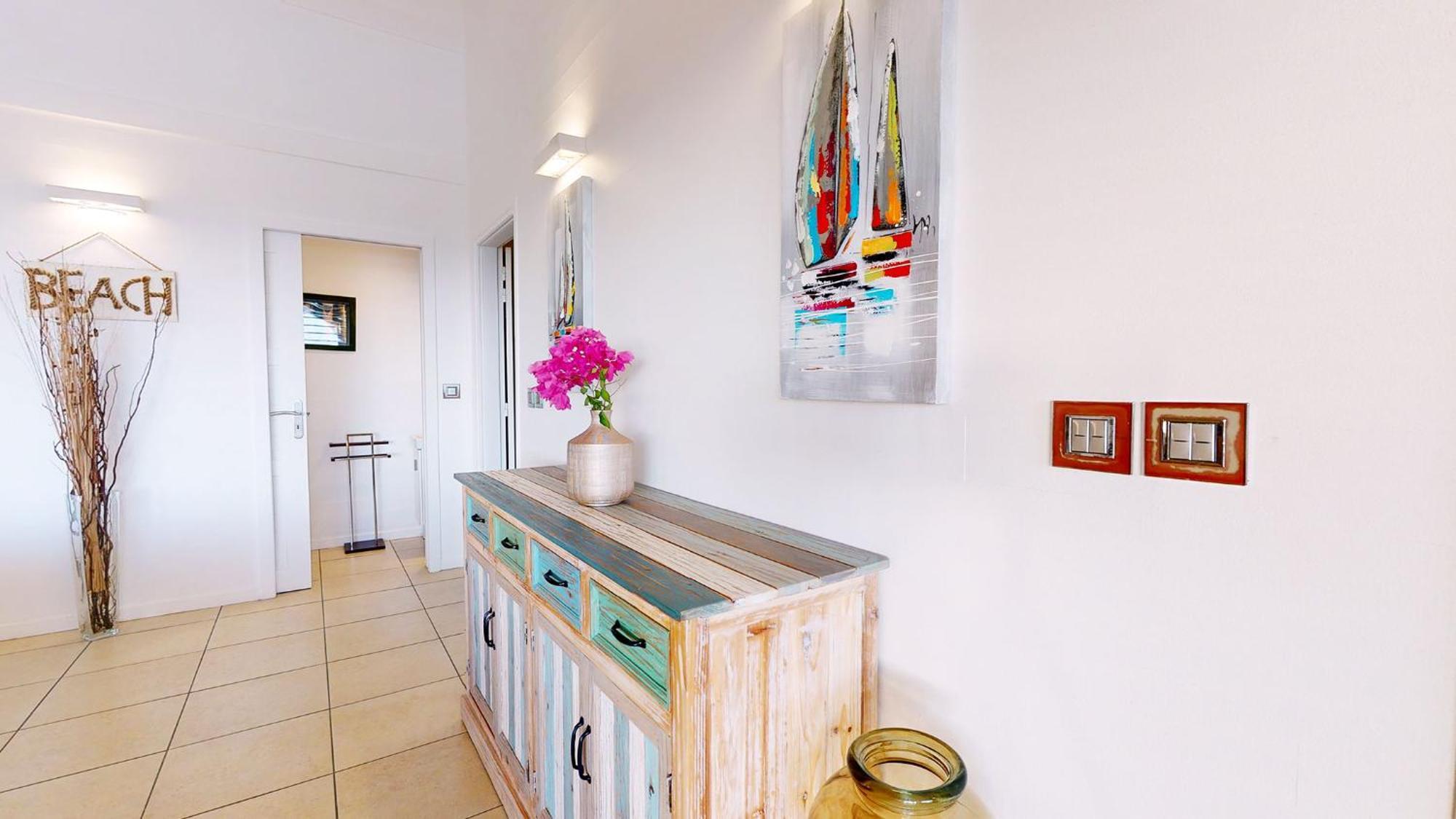 Villa Deluxe L'Hacienda Villa Vue Mer 180 Piscine Jacuzzi Proche Plage Marina Golf Pointe Des Chateaux Et Casino Jardin Clos Voyage Durable 생프랑수아 객실 사진