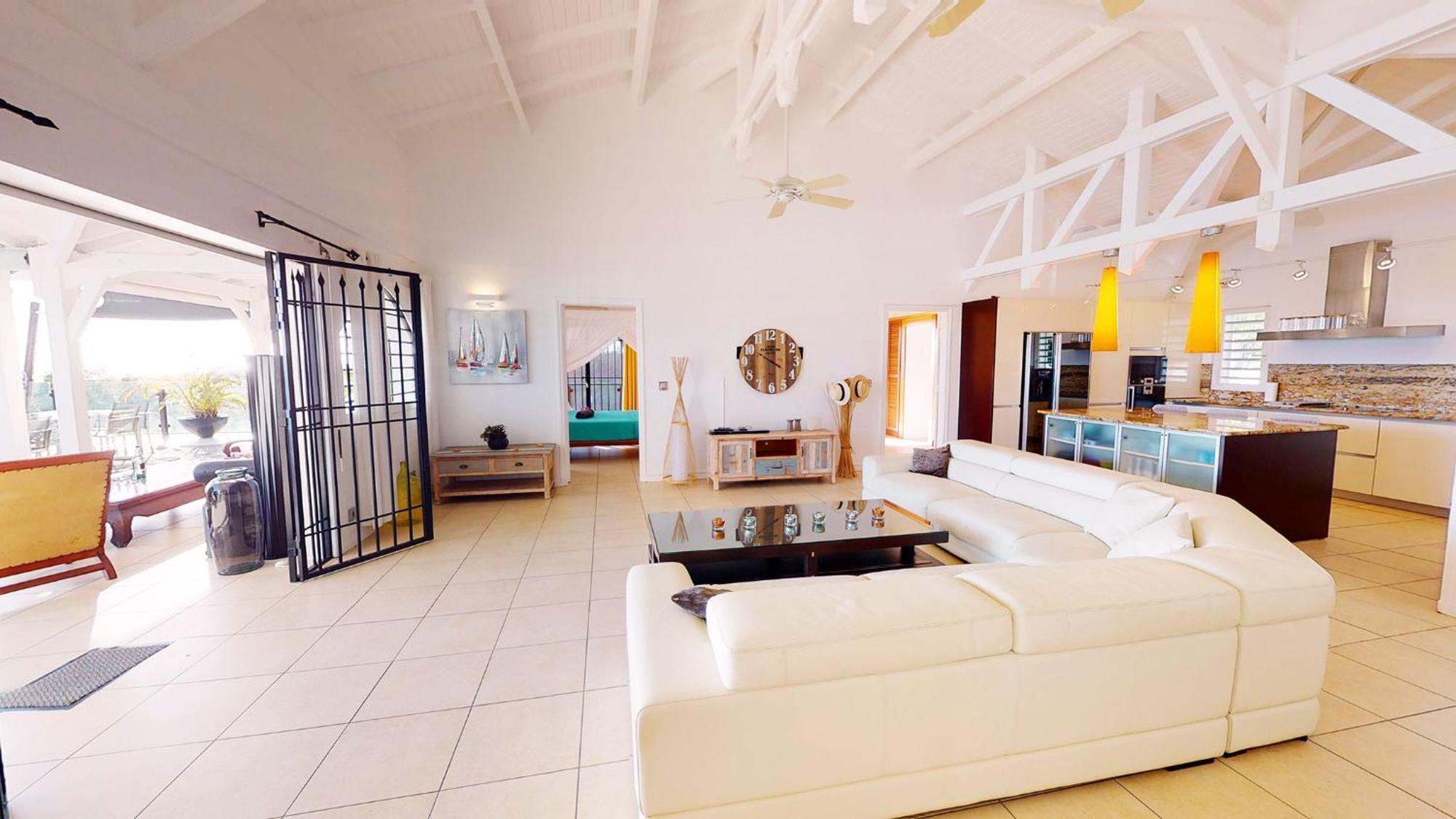 Villa Deluxe L'Hacienda Villa Vue Mer 180 Piscine Jacuzzi Proche Plage Marina Golf Pointe Des Chateaux Et Casino Jardin Clos Voyage Durable 생프랑수아 객실 사진