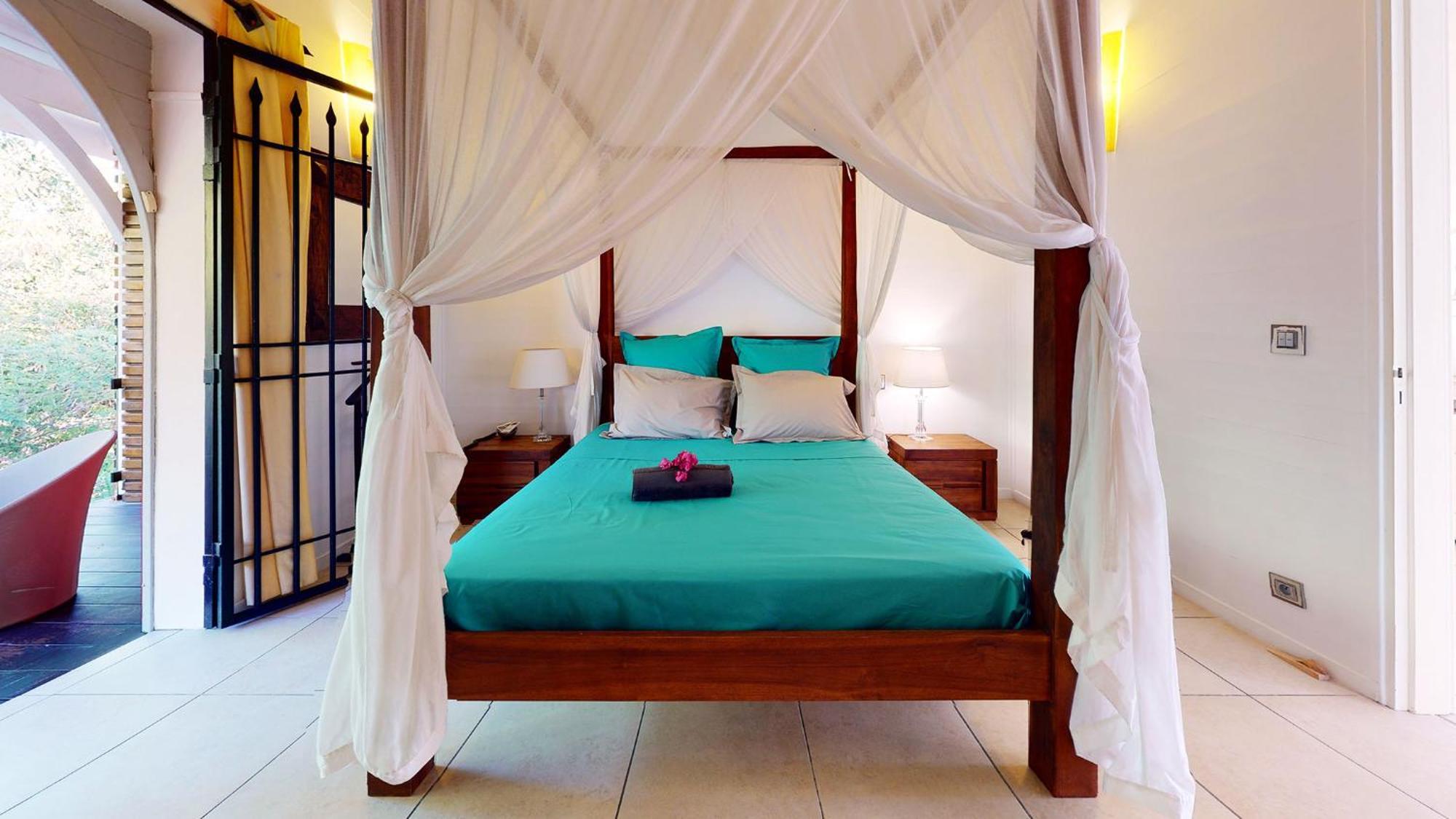 Villa Deluxe L'Hacienda Villa Vue Mer 180 Piscine Jacuzzi Proche Plage Marina Golf Pointe Des Chateaux Et Casino Jardin Clos Voyage Durable 생프랑수아 객실 사진