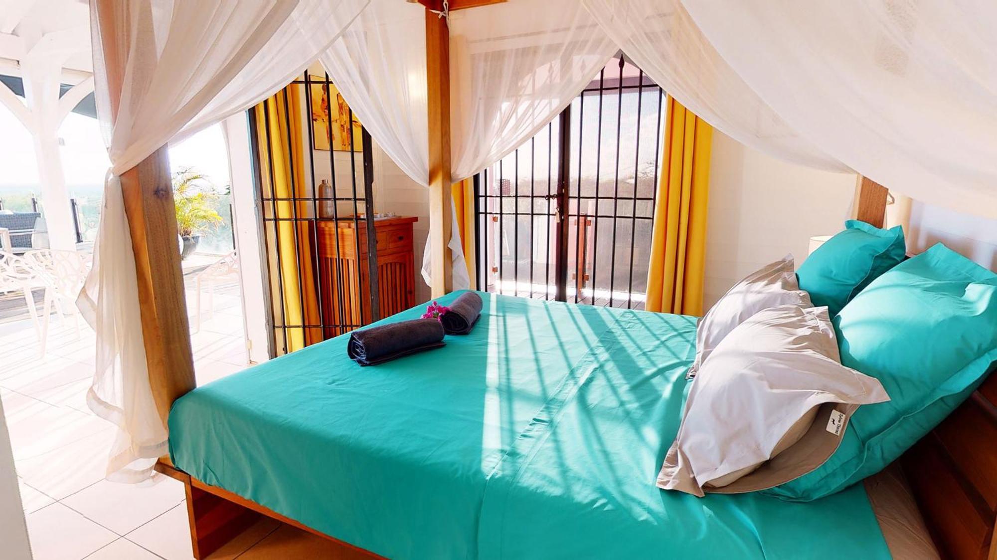 Villa Deluxe L'Hacienda Villa Vue Mer 180 Piscine Jacuzzi Proche Plage Marina Golf Pointe Des Chateaux Et Casino Jardin Clos Voyage Durable 생프랑수아 객실 사진