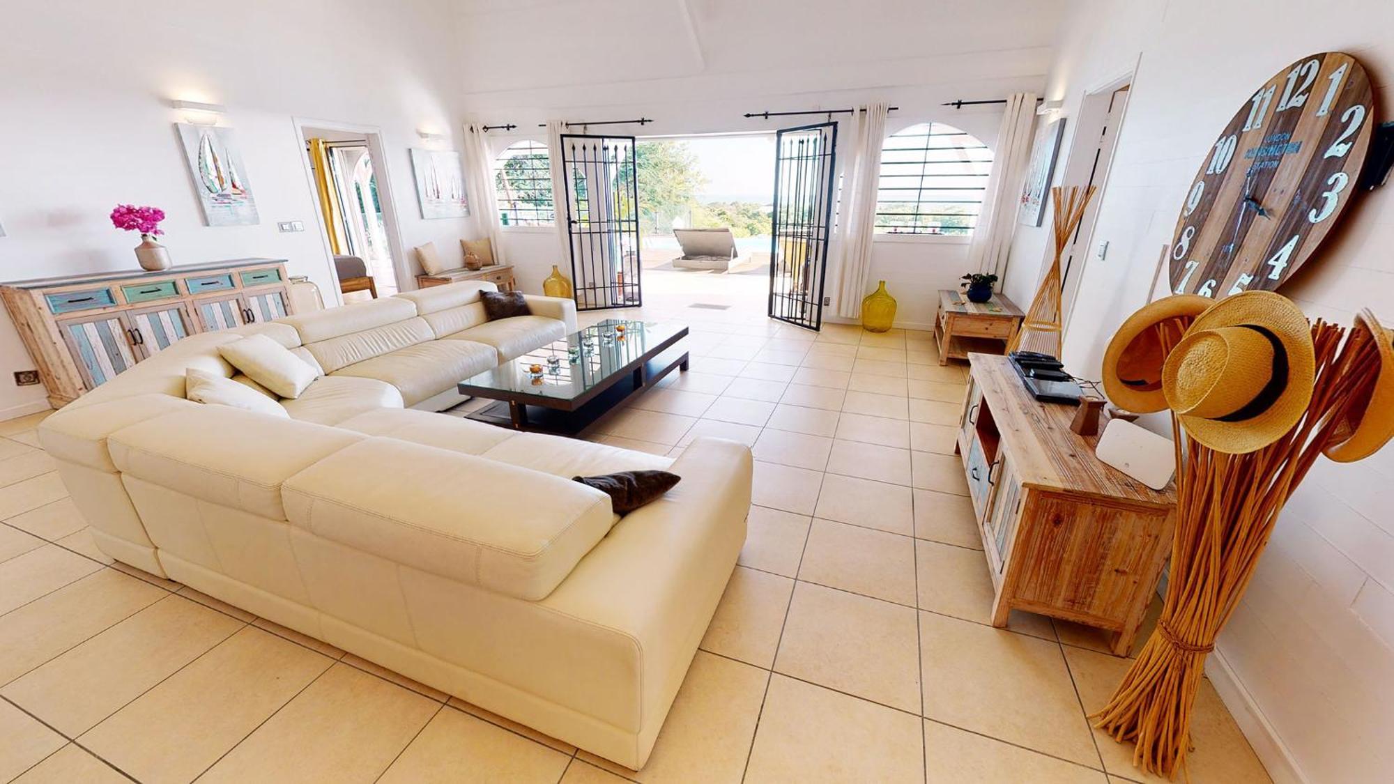 Villa Deluxe L'Hacienda Villa Vue Mer 180 Piscine Jacuzzi Proche Plage Marina Golf Pointe Des Chateaux Et Casino Jardin Clos Voyage Durable 생프랑수아 객실 사진