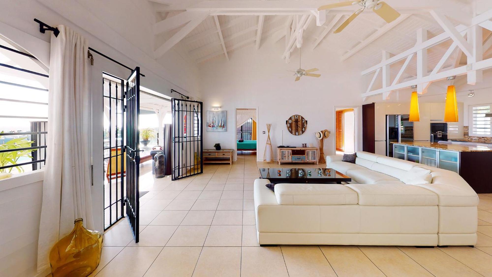 Villa Deluxe L'Hacienda Villa Vue Mer 180 Piscine Jacuzzi Proche Plage Marina Golf Pointe Des Chateaux Et Casino Jardin Clos Voyage Durable 생프랑수아 객실 사진