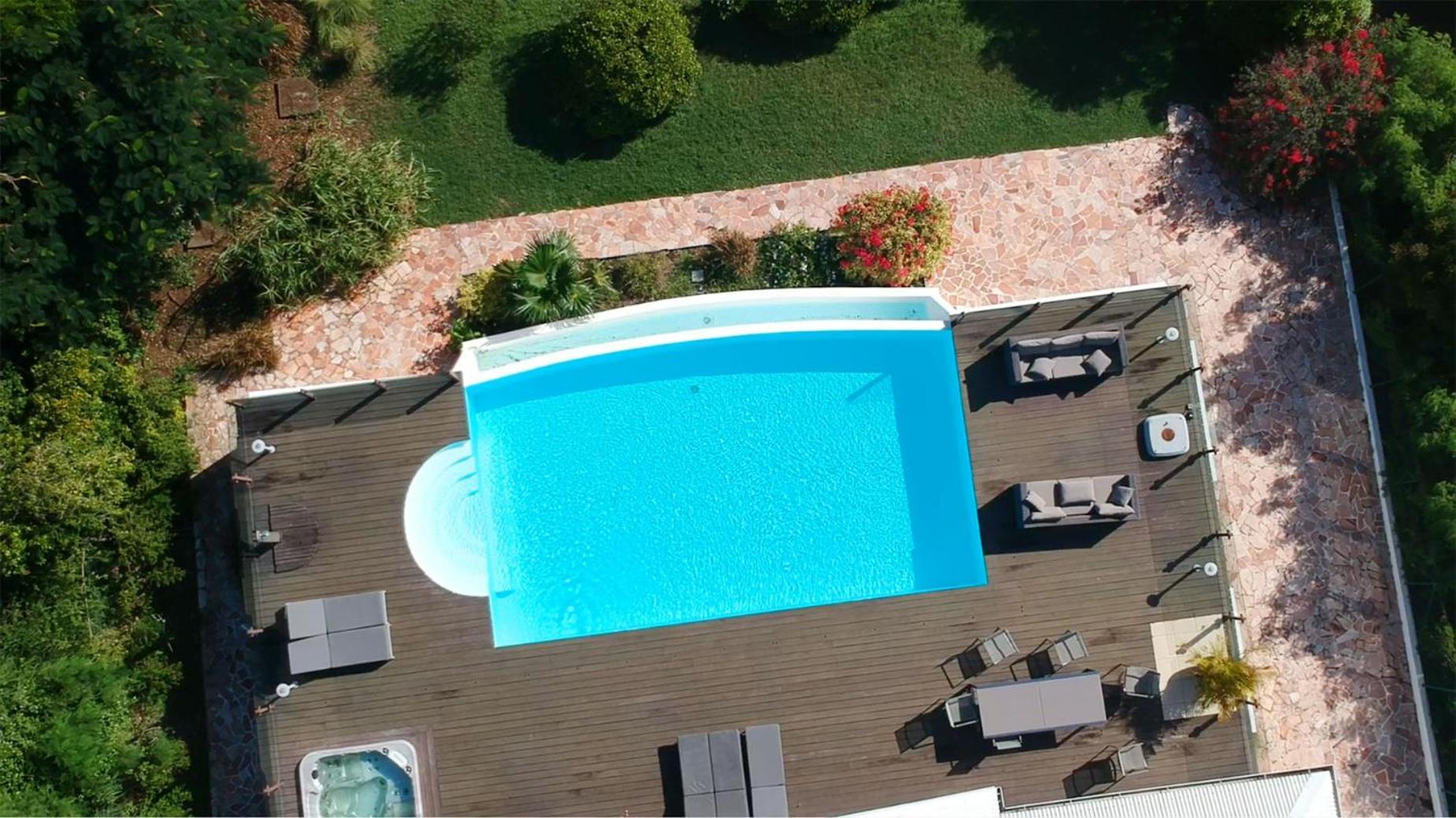 Villa Deluxe L'Hacienda Villa Vue Mer 180 Piscine Jacuzzi Proche Plage Marina Golf Pointe Des Chateaux Et Casino Jardin Clos Voyage Durable 생프랑수아 객실 사진